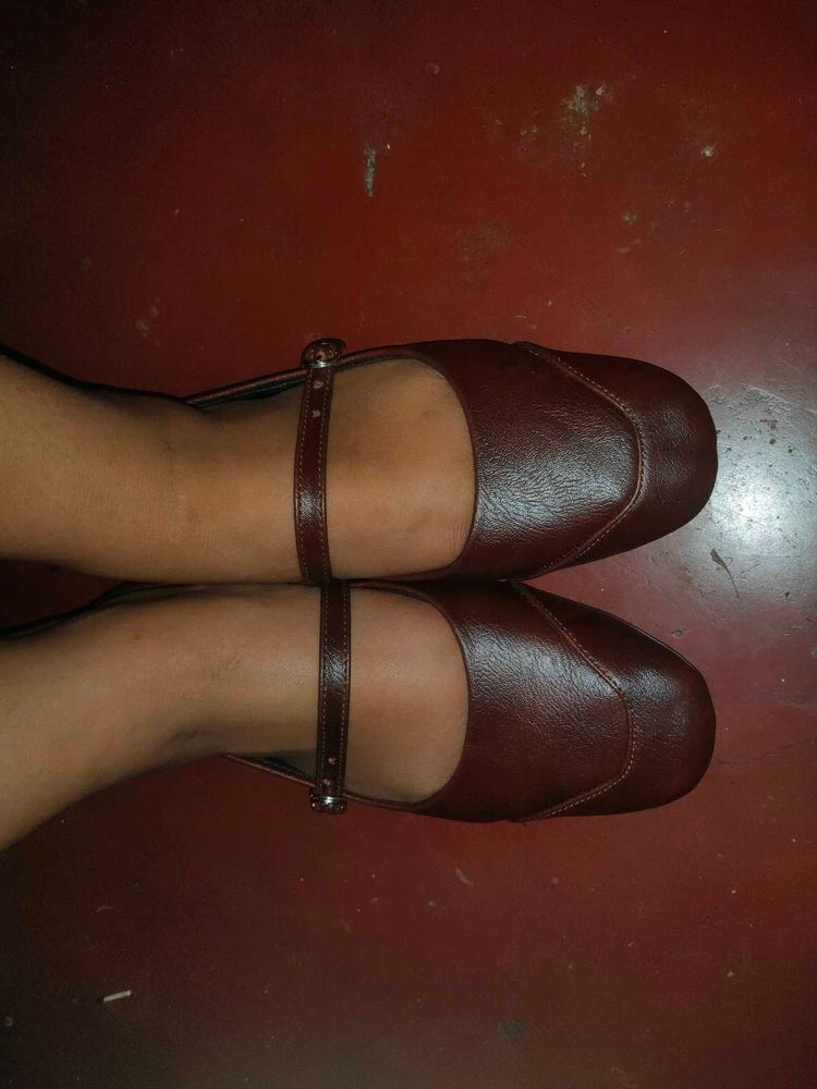 Brown Marry Jane Ballerina