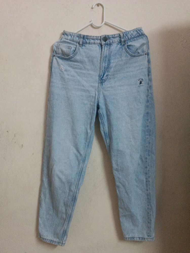 High Waist Mom Fit Jeans