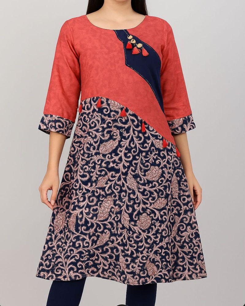 XL Colorful Printed Tunic