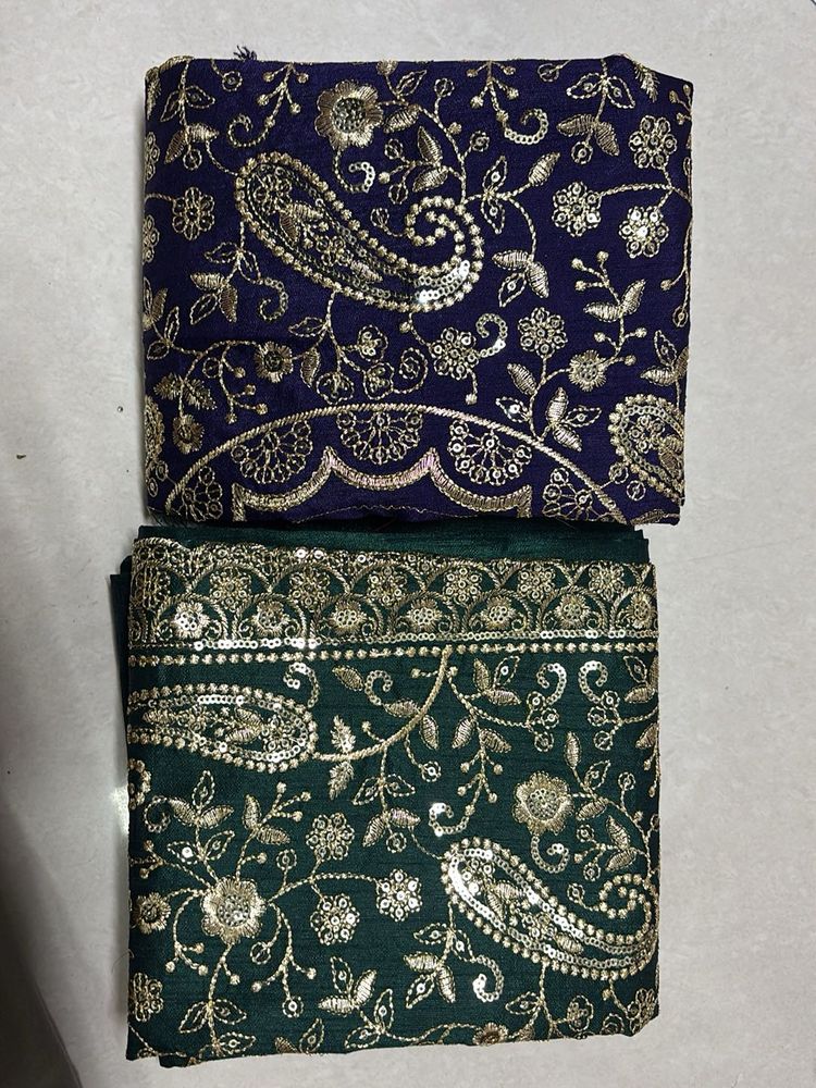 Embroidered Dress Material Set