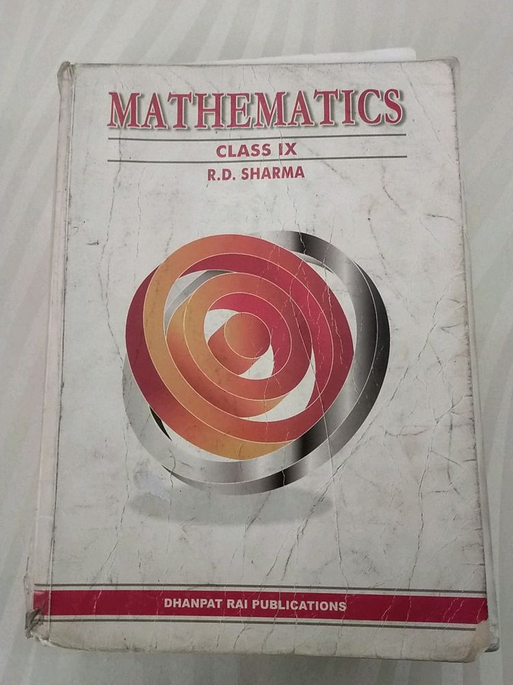 R. D. Sharma Mathematics Book Class 9