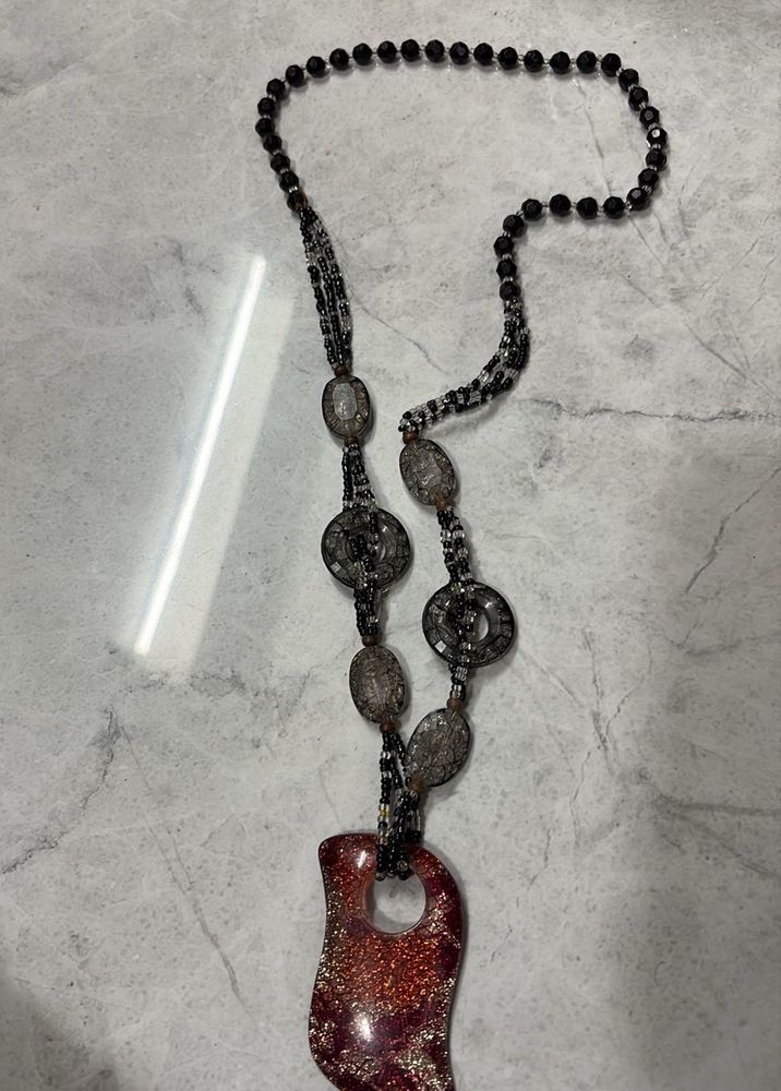 Statement Beaded Necklace
