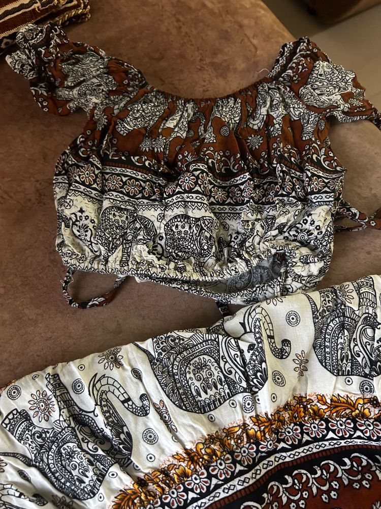 Skirt &amp; Crop Top Set