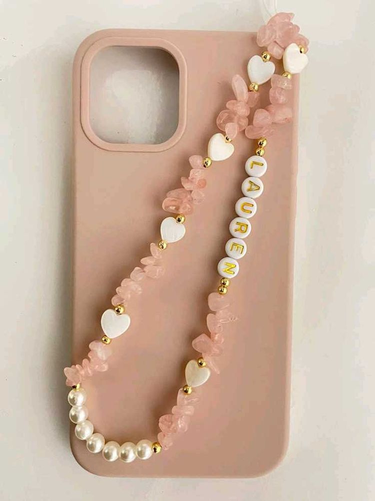 Elegant Pearl &amp; Shell Charm Keychain