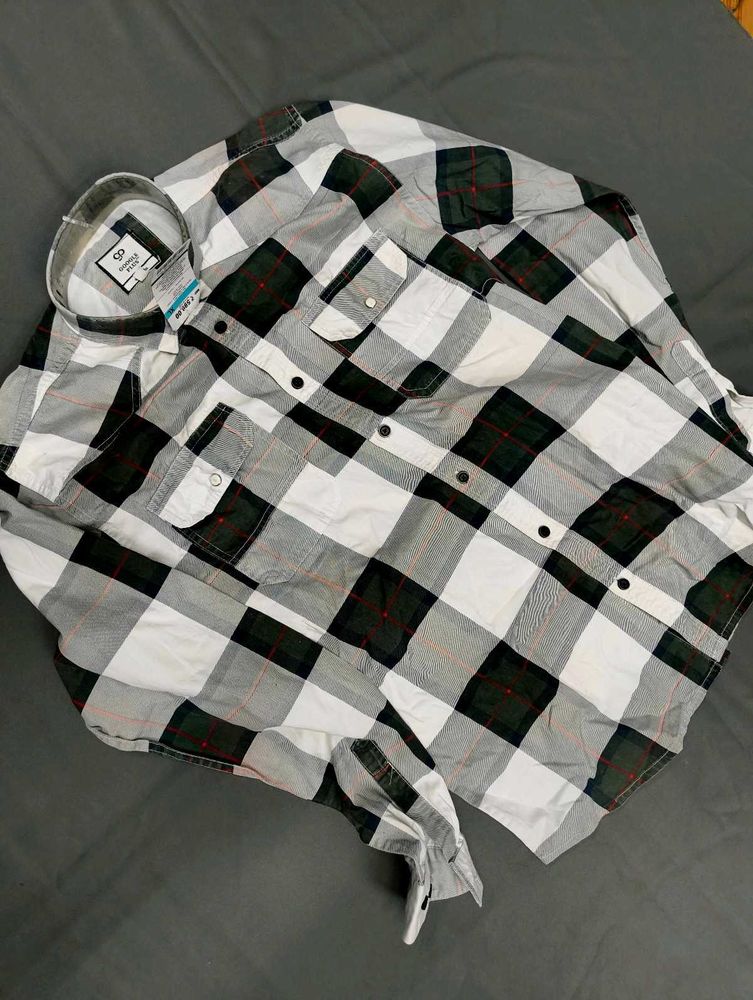 Checkered Long Sleeve Shirt