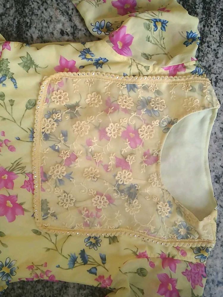 Floral Print Kurta