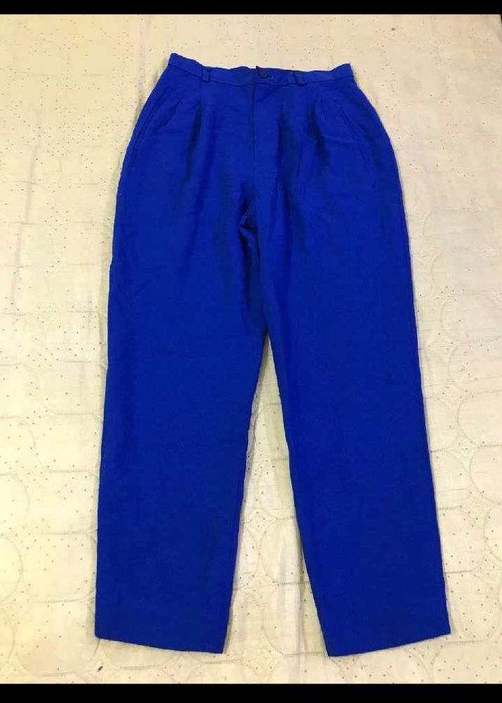 Blue Highwaisted Mom fit Pants