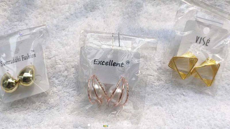 Elegant Designer Earrings | Luxe Gold &amp; Pearl |