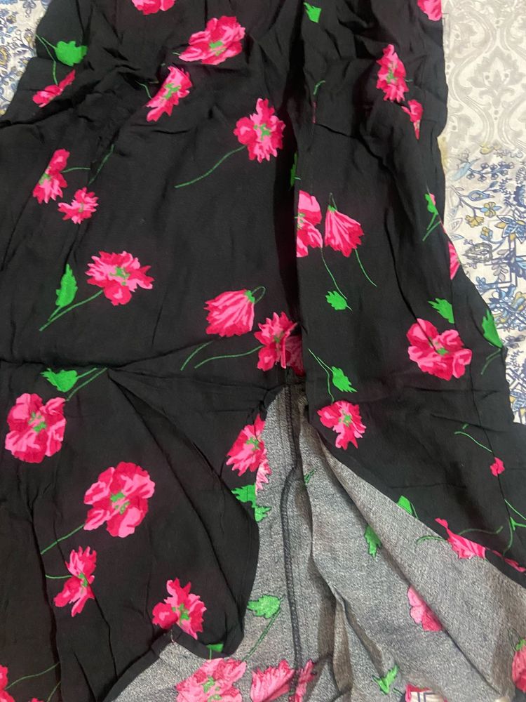 Floral Slit Dress