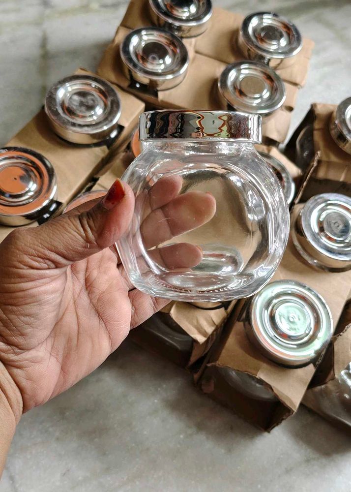 Unused 16pc Glass Jar