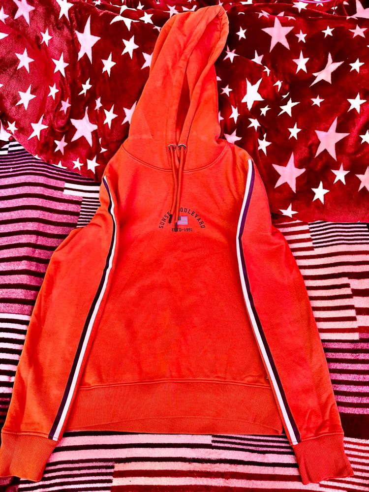 Orange Hoodie