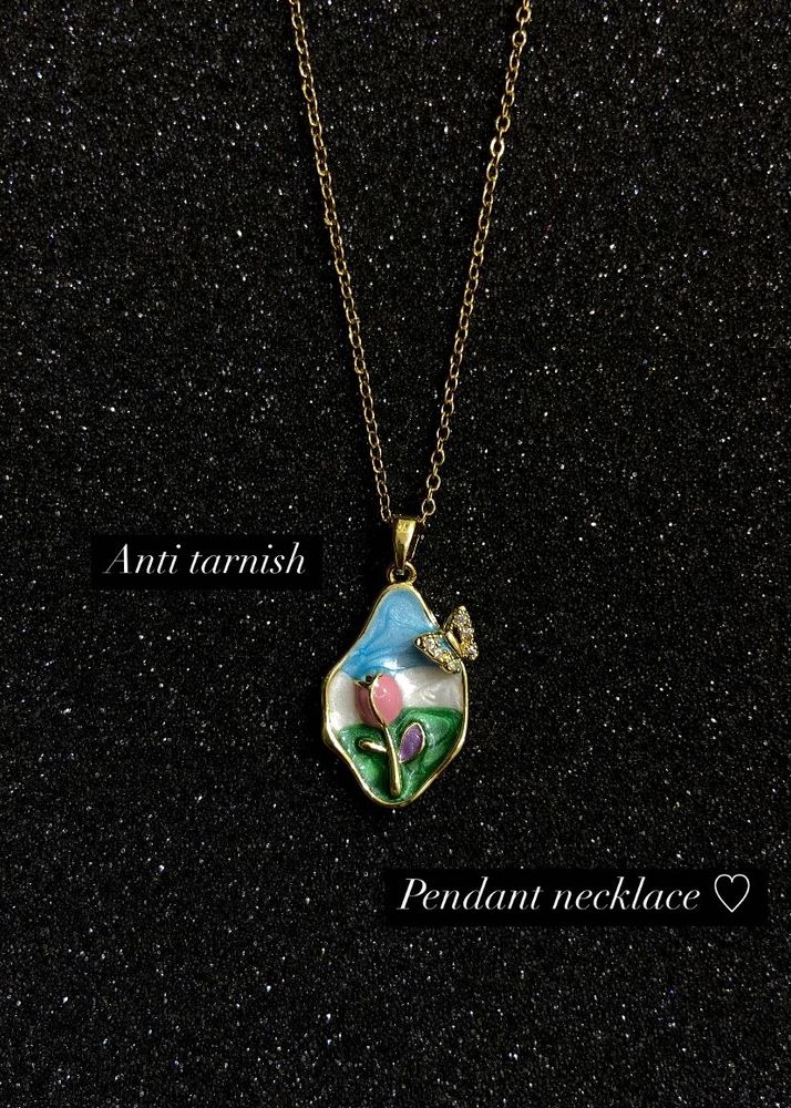 Anti Tarnish Pendant Necklace