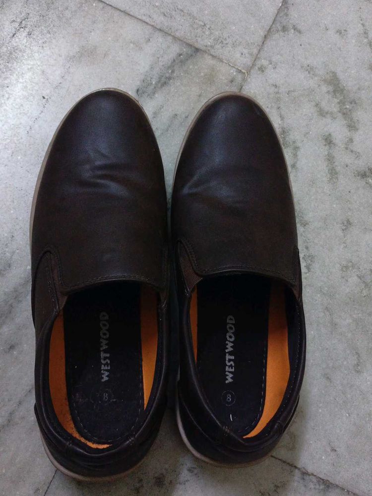 West Wood Brown Casual Shoes