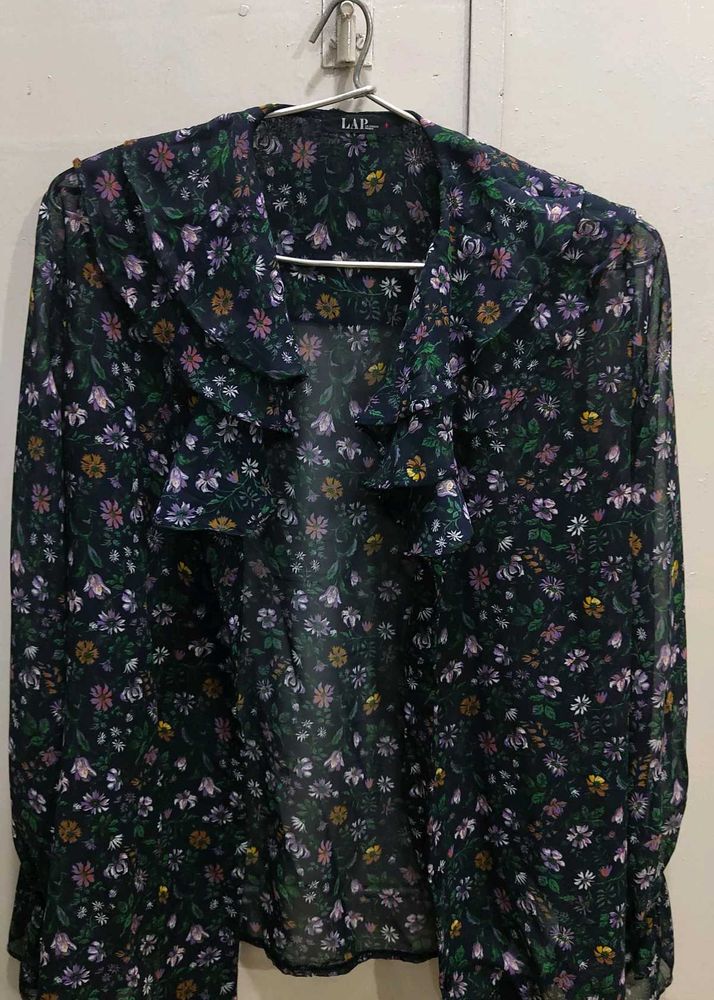 Floral Chiffon Top