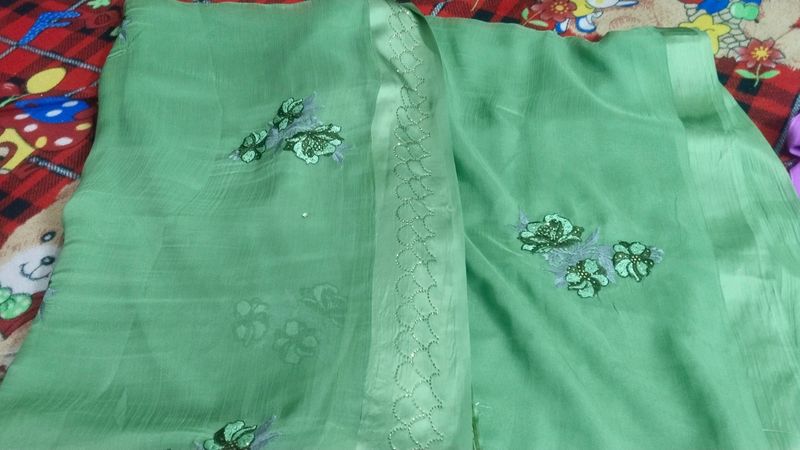 Fool Piko ready On saree
