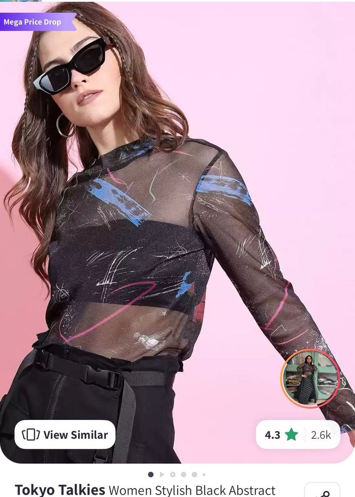 Stylish Abstract Top