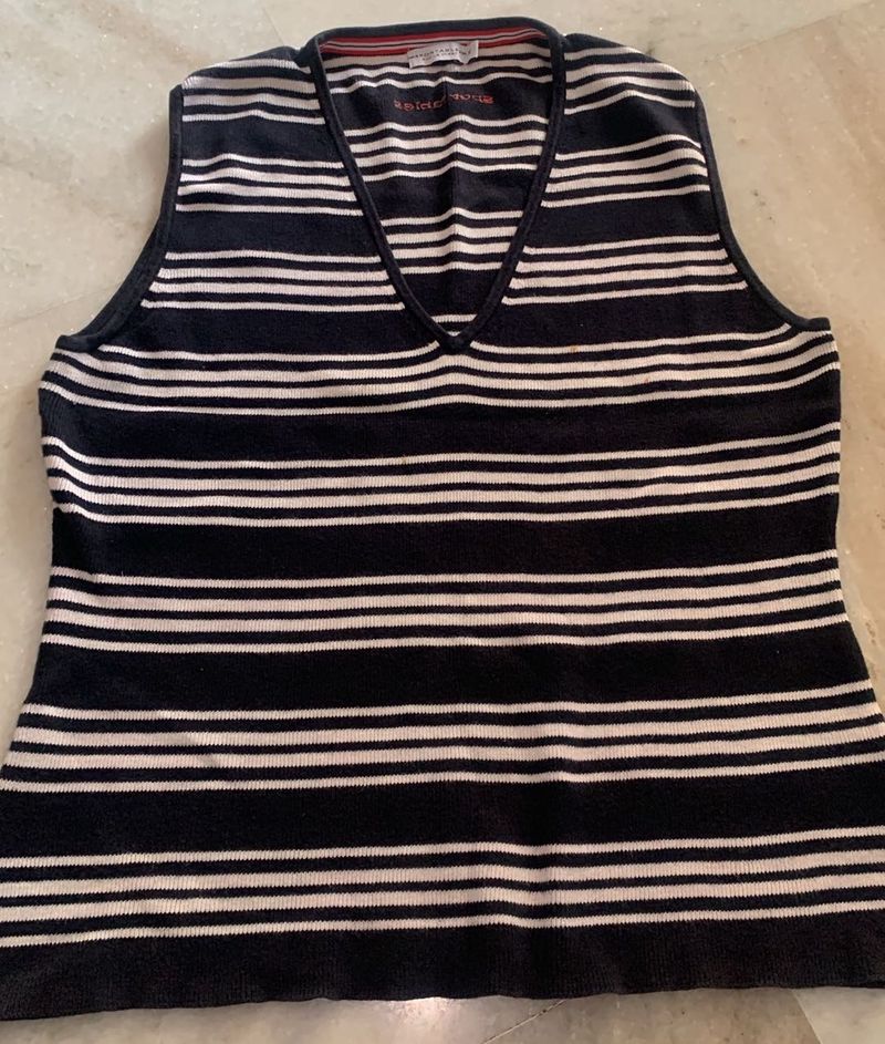 Striped Knit Tank Top