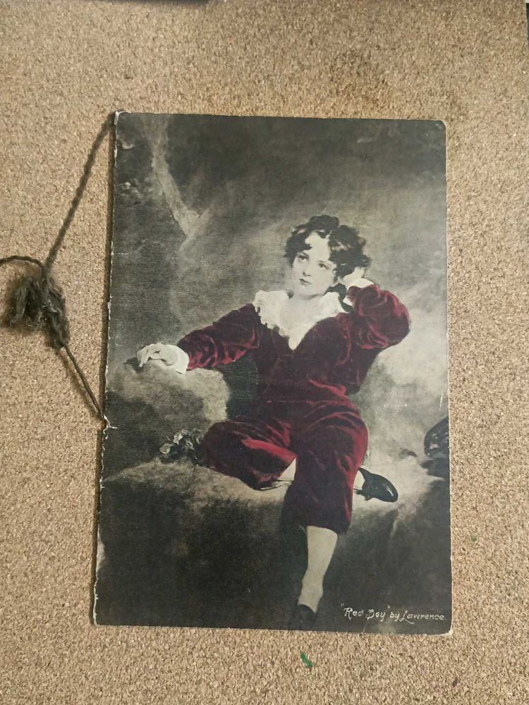 Antique &#34;Red Boy&#34; Print by Lawrence