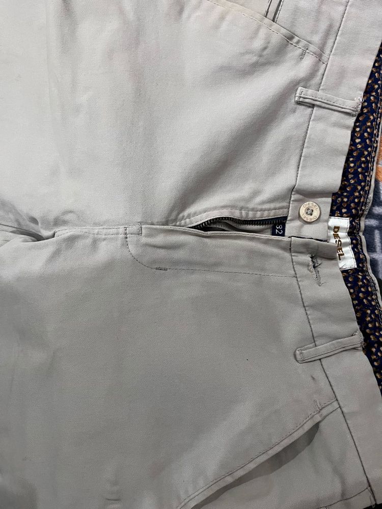 Grey Chinos Trouser