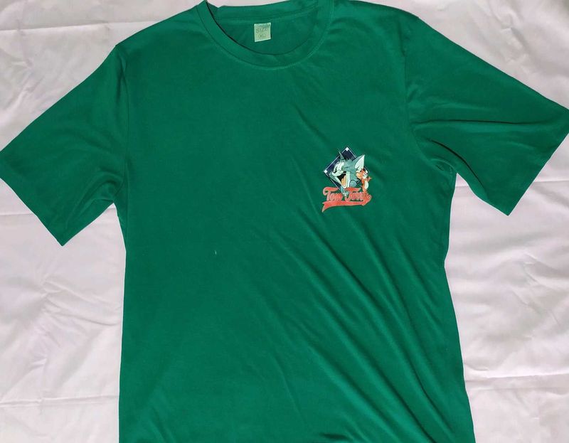 Vintage Tom and Jerry Green Tee