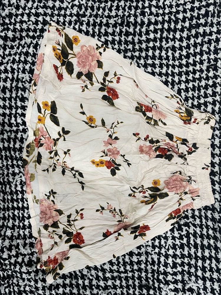 Coquette Floral Short Skirt