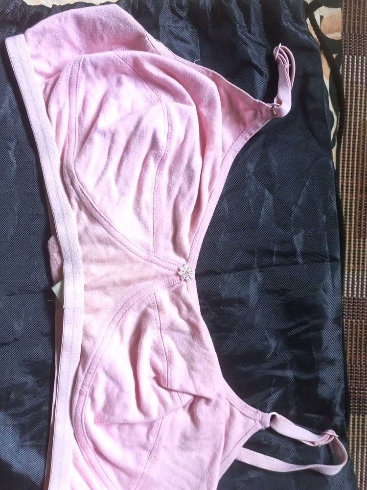 Comfortable Pink Bra