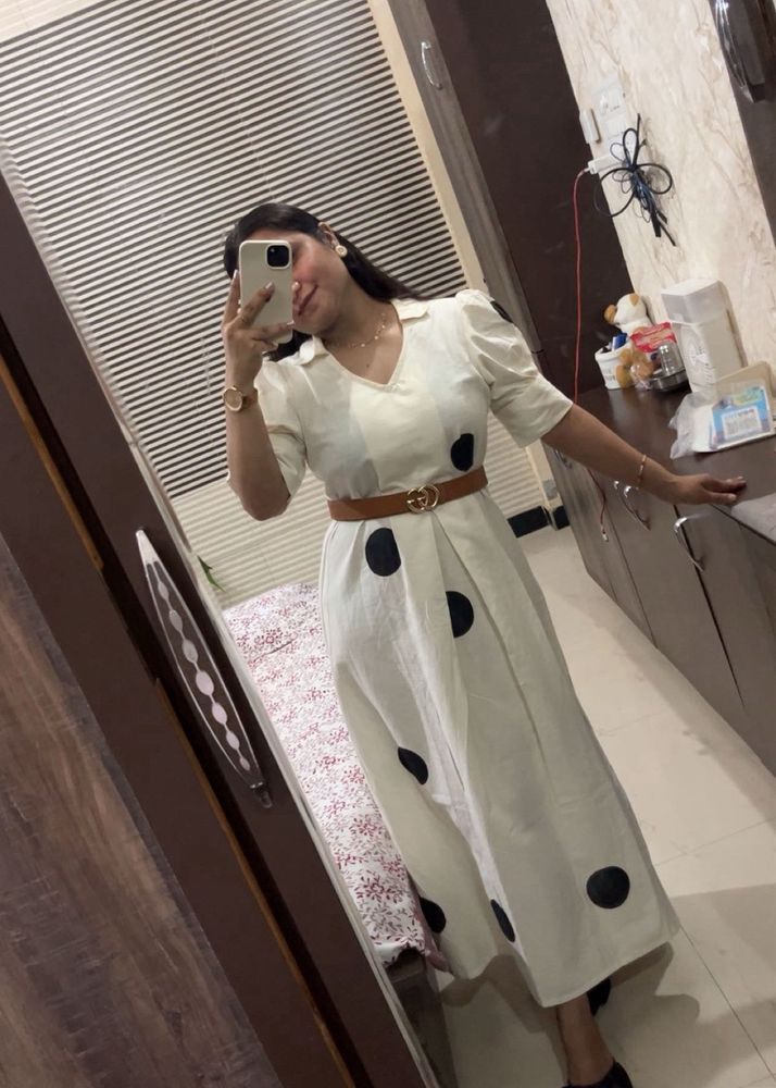 Polka Dots Classy Dress
