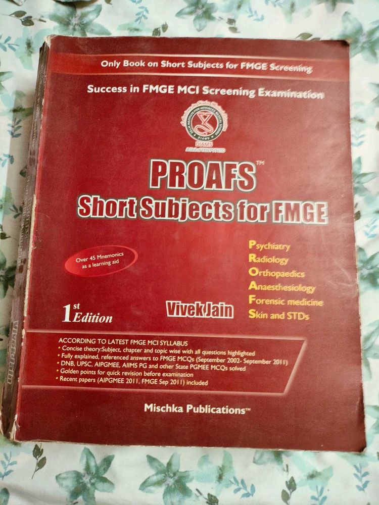 PROAFS Short Subjects for FMGE
