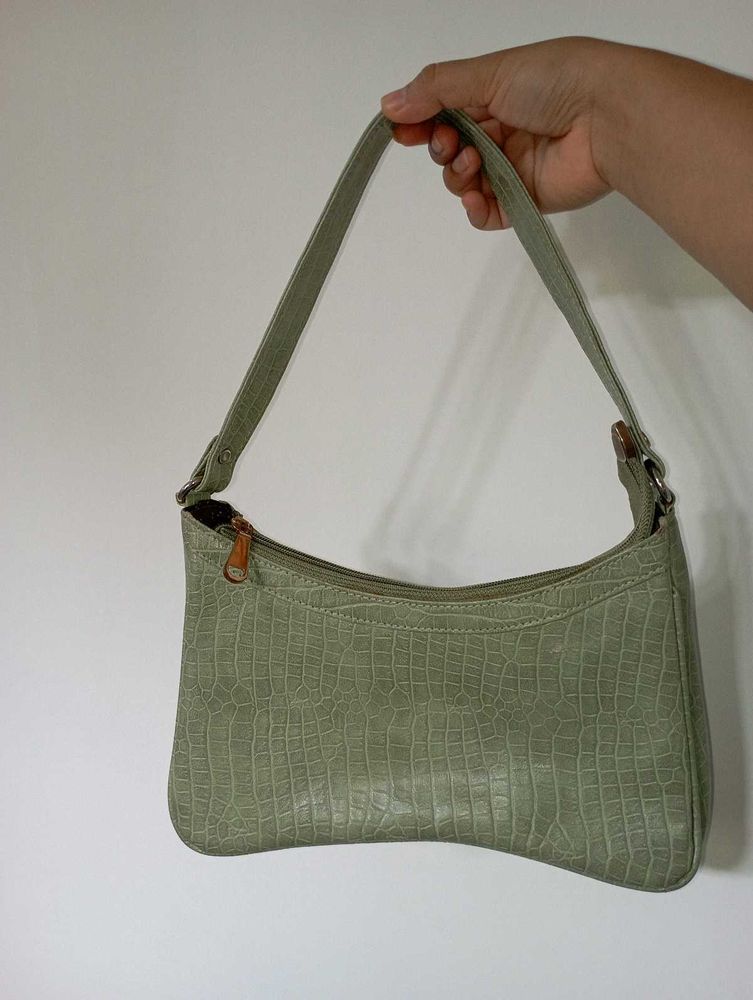 Safe Green Shoulder Bag
