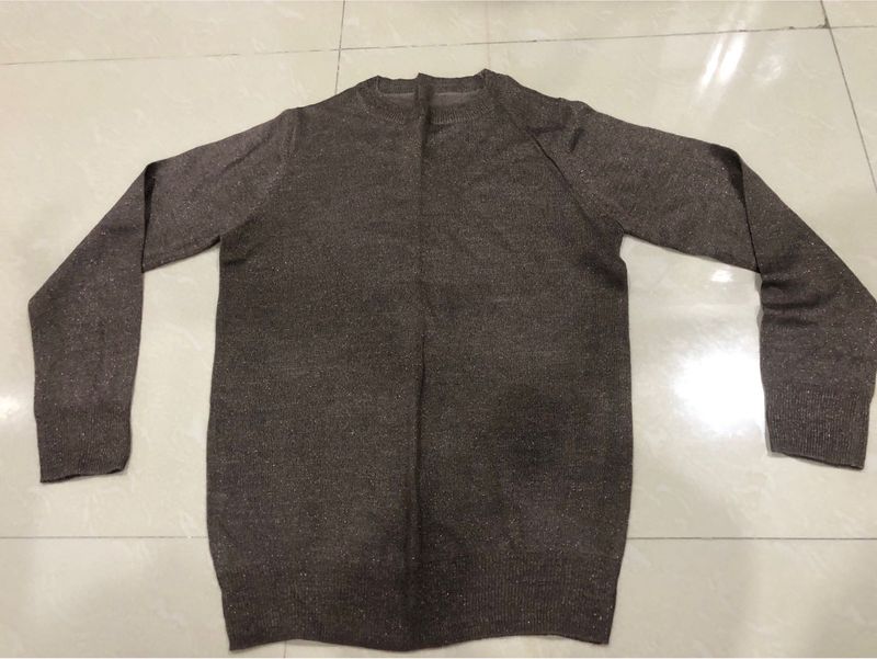 Brown Knit Sweater