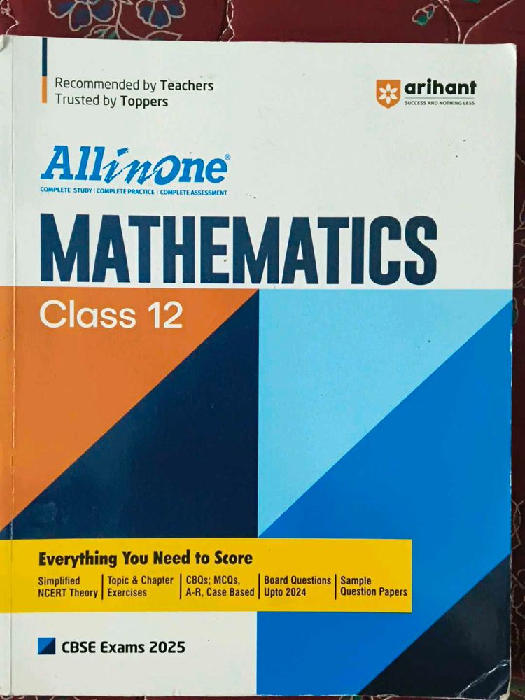 Mathematics Class 12 - Arihant
