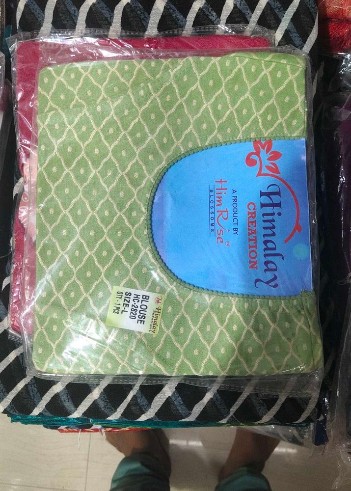 Green Printed Blouse