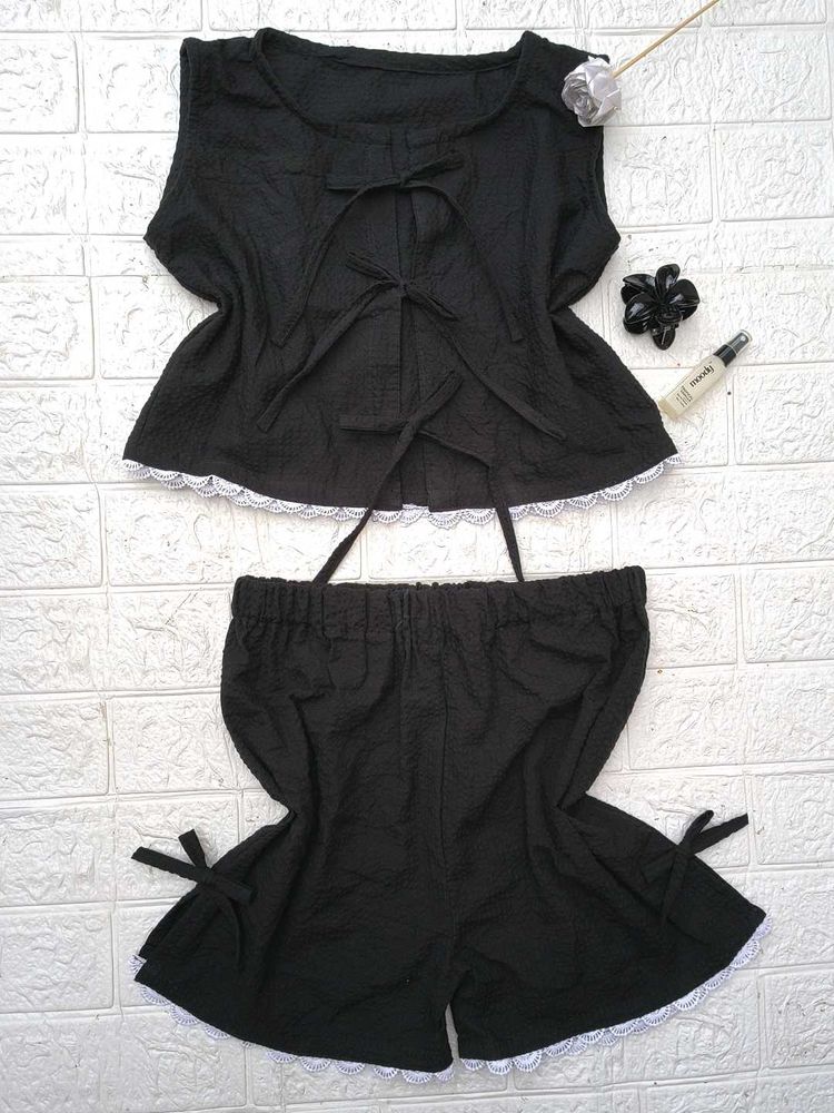 Pinteresty Tie Up Co-ord 🖤