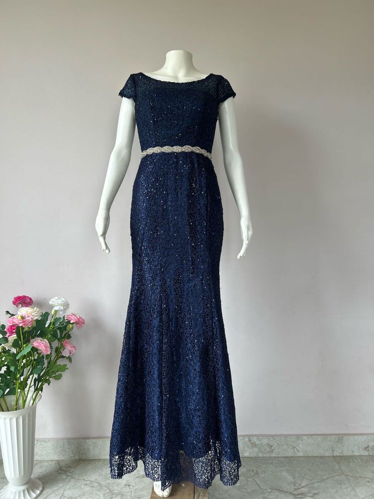 Blue Sparkling Gown