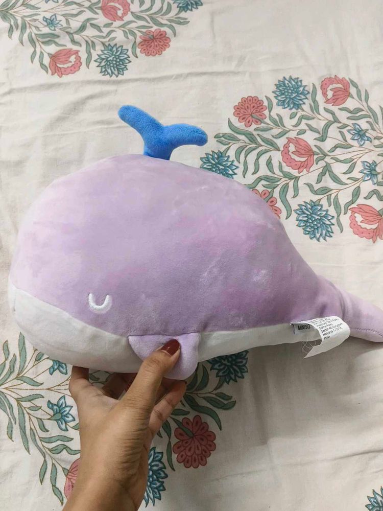 Miniso Whale Plush Toy