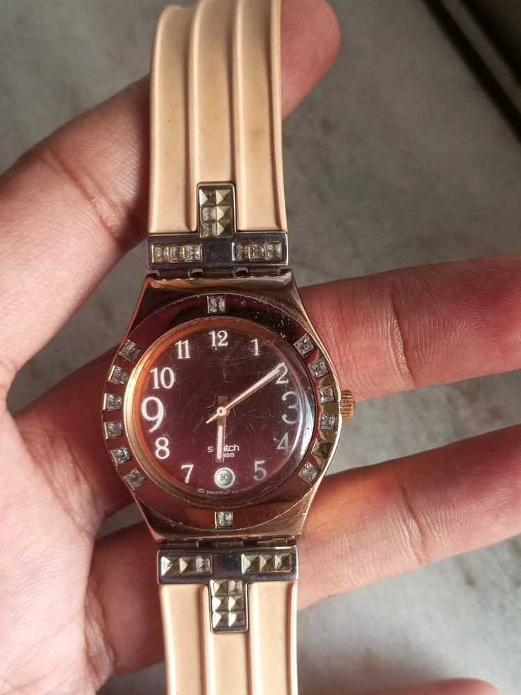 Swatch Orignal Fancy Rose Gold Women&#39;s Watch