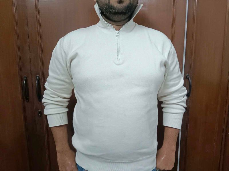 White Pullover Sweater