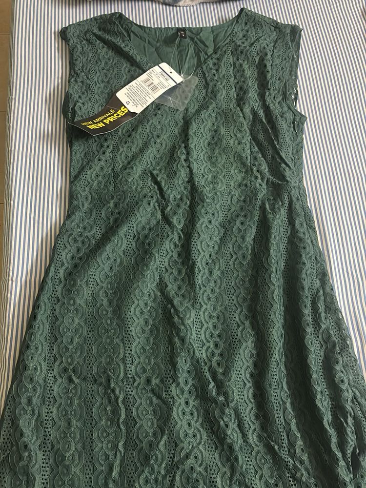 Green Lace Dress