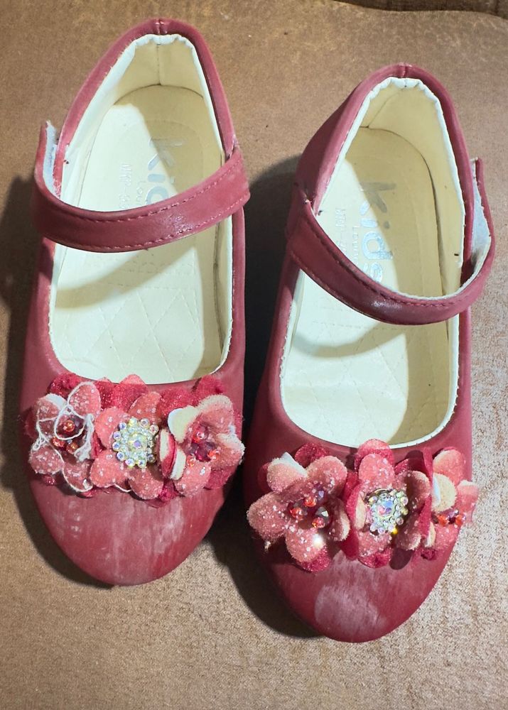 Girls Floral Shoes