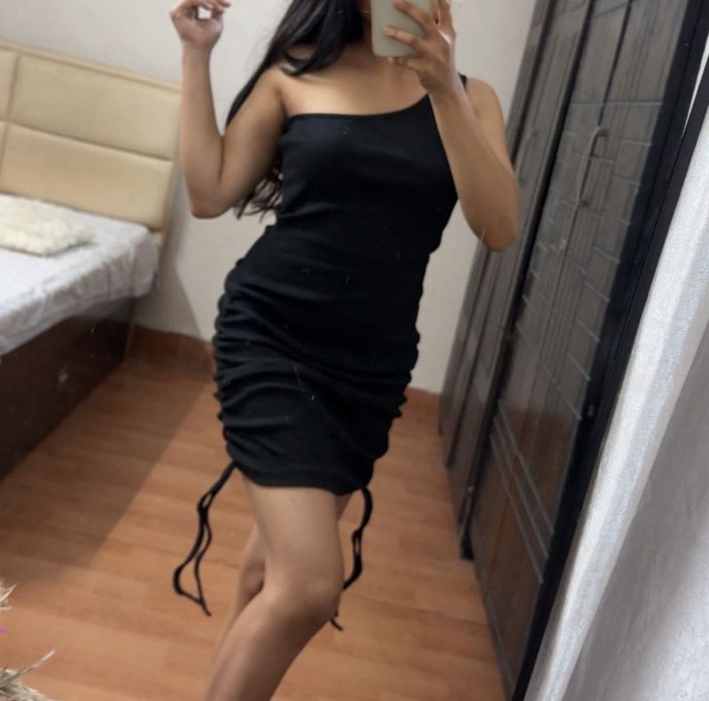 Little Black One-Shoulder Dress