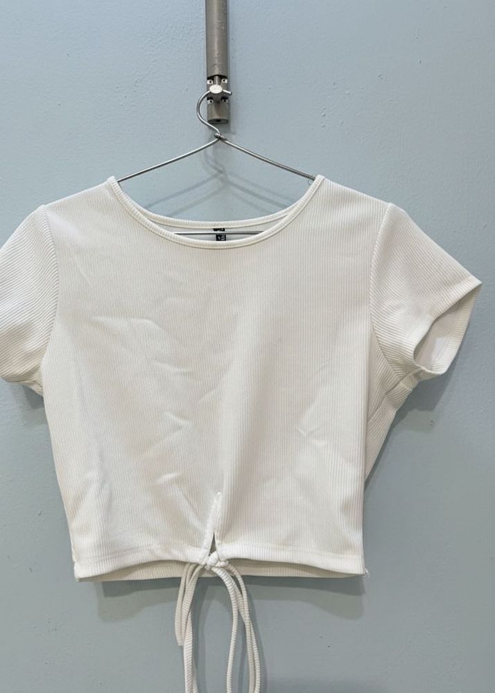 White Crop Top