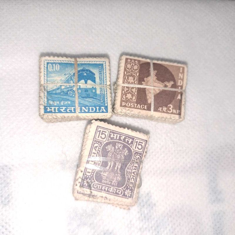 1980s Vintage Indian Stamps Collection