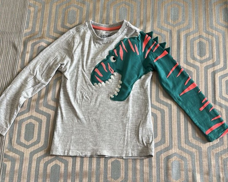 M&amp;S Dino Graphic T-shirt