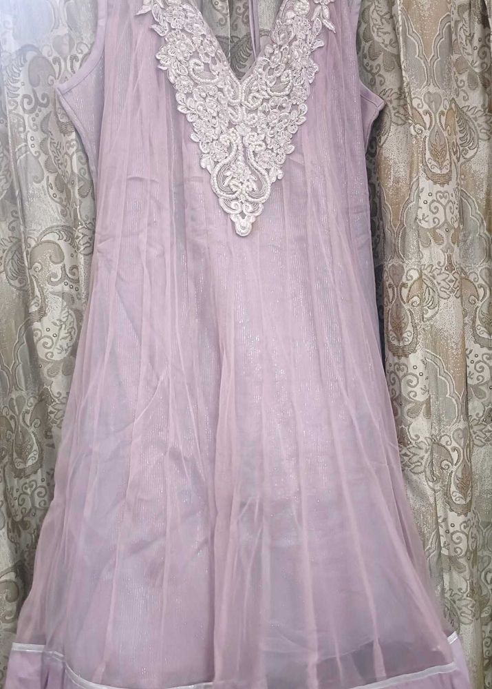 Elegant Lilac Tulle Dress