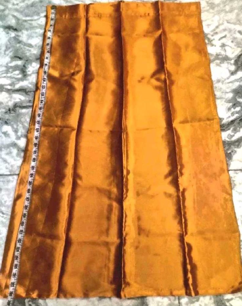 Golden Colour Satin Silk Saree Skirt