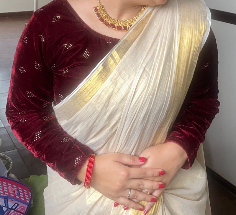 Elegant Velvet Blouse