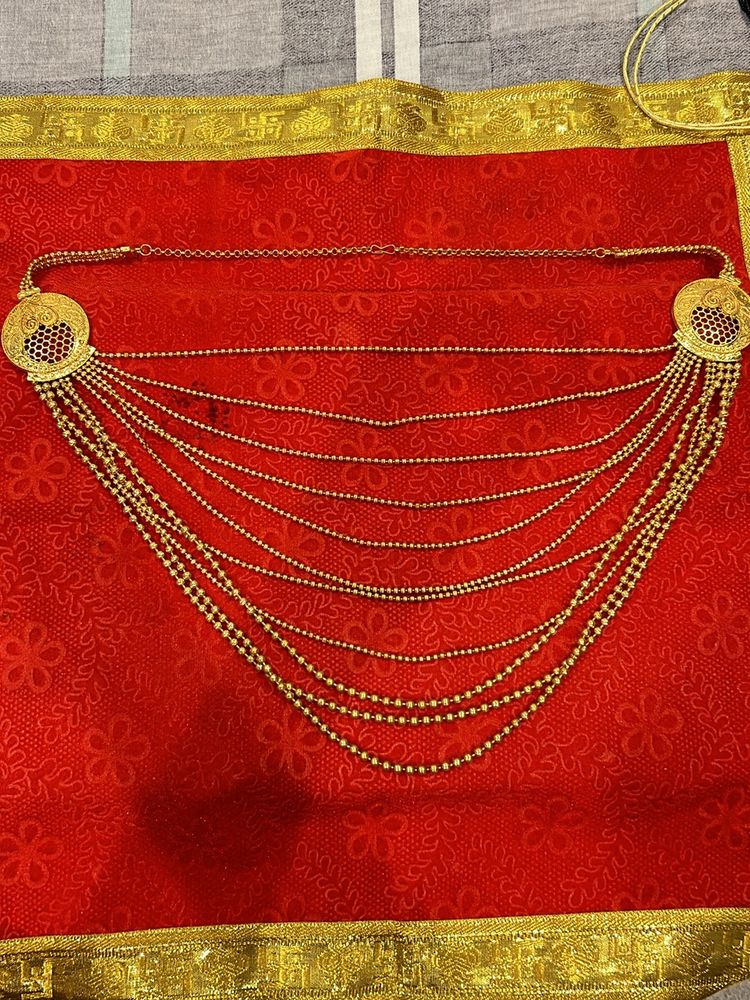 Designer Golden 11 Mala Necklace