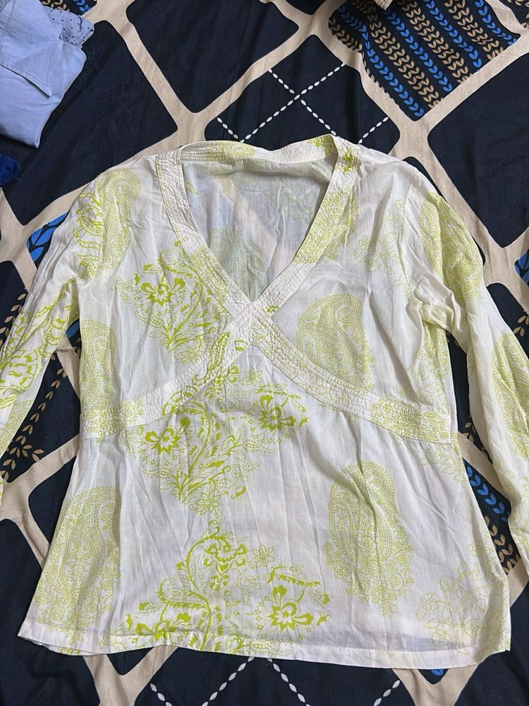 Floral Embroidered Top