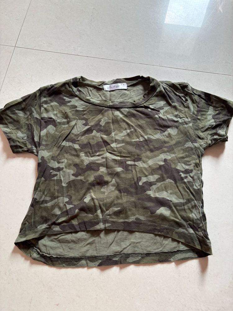 Camo Print T-Shirt
