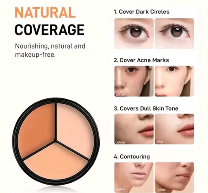 LIMPACT Beauty HD 3 In 1 Concealer Platte